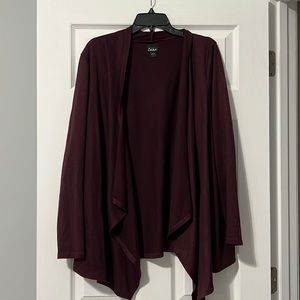 Wine colored cardigan